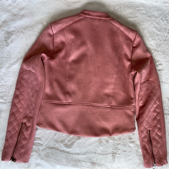 BR vegan suede moto jacket - Picture 3 of 6